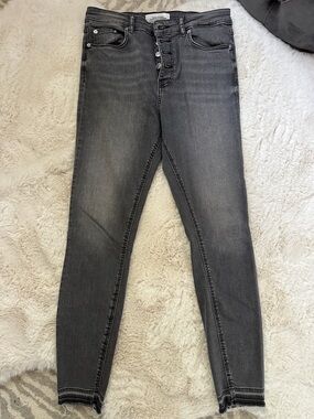 Zara grey skinny jeans, size 10
